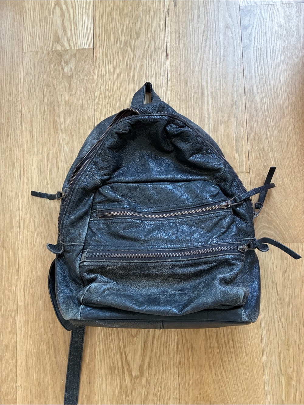 Liebeskind Black Leather Backpack
